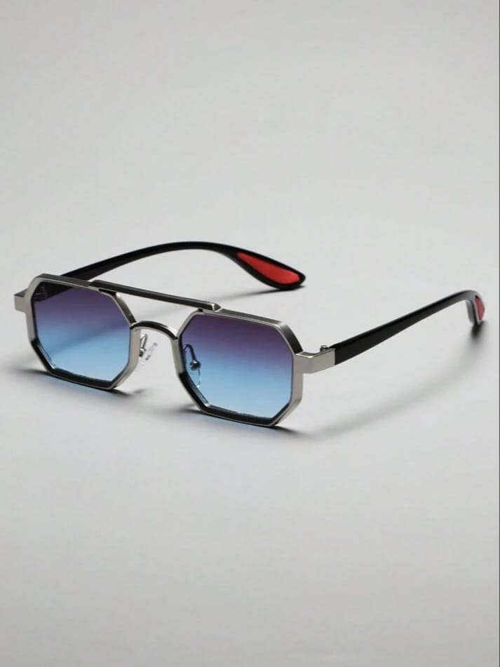 ENAK-HOUSH Unisex Metal Geometric Frame classy Sunglasses